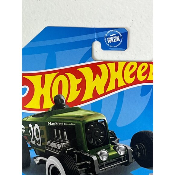 Hot Wheels Max Steel 2024 HW Roadsters 1/5 Green Diecast Car NOC - Picture 4 of 10